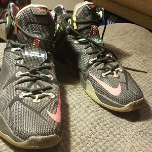 Multi-colored lebron 12